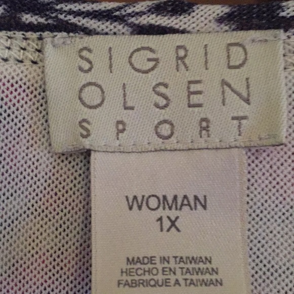 Sigrid Olsen Multi-color Floral Top - Picture 4 of 4